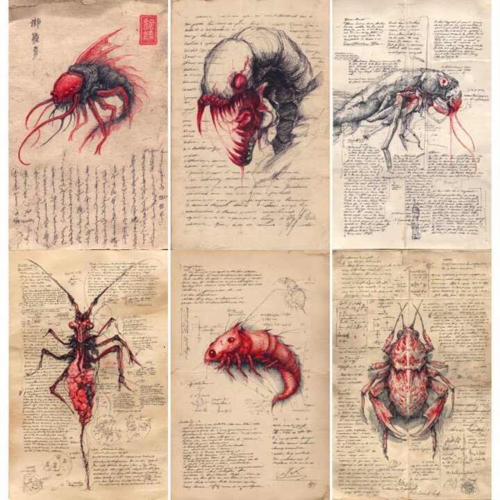horror – 52 Horror Junk Journal Pages
