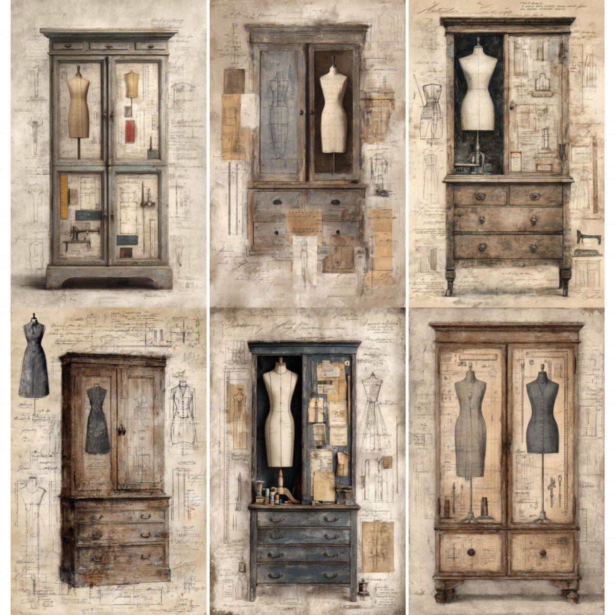 vintage preview 9 – Journal Pages