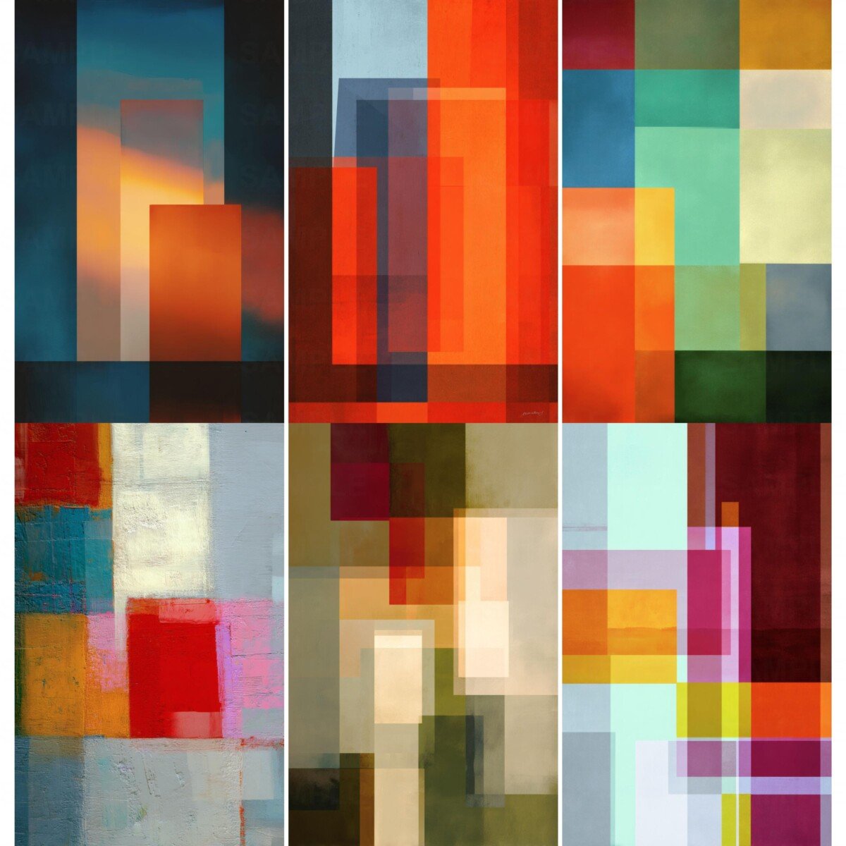 abstract – 52 Abstract Junk Journal Pages