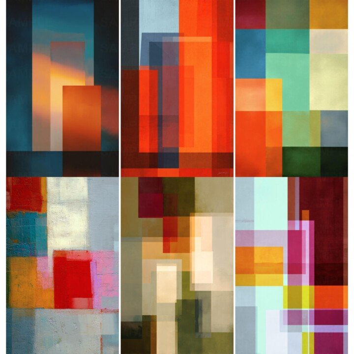 abstract – 52 Abstract Junk Journal Pages