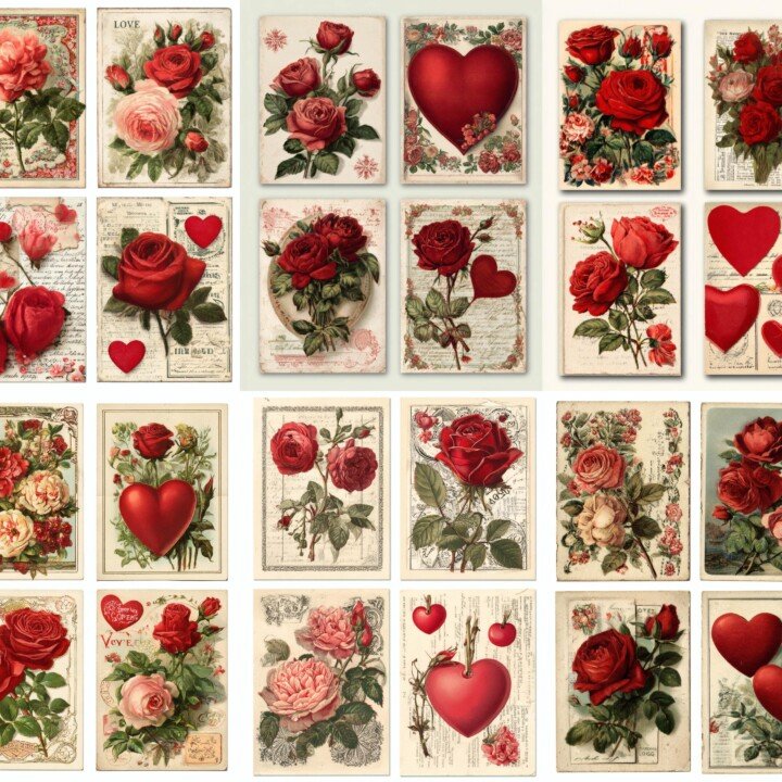 vintage preview 2 – Journal Pages