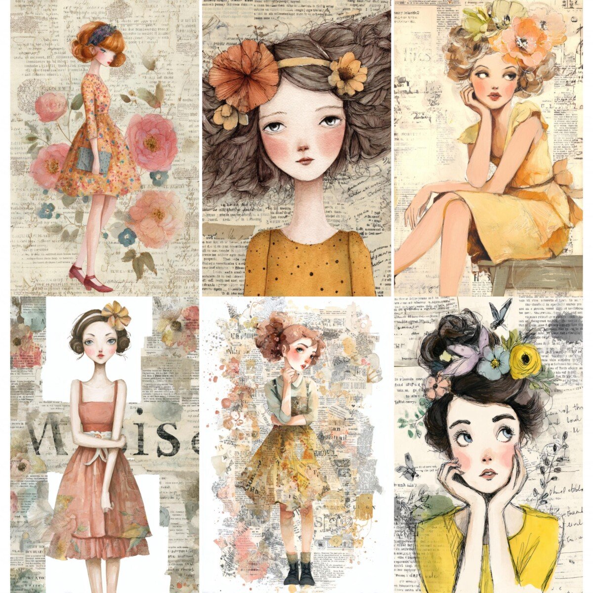 whimsical preview 6 – Journal Pages