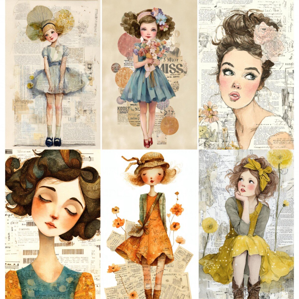 whimsical preview 5 – Journal Pages