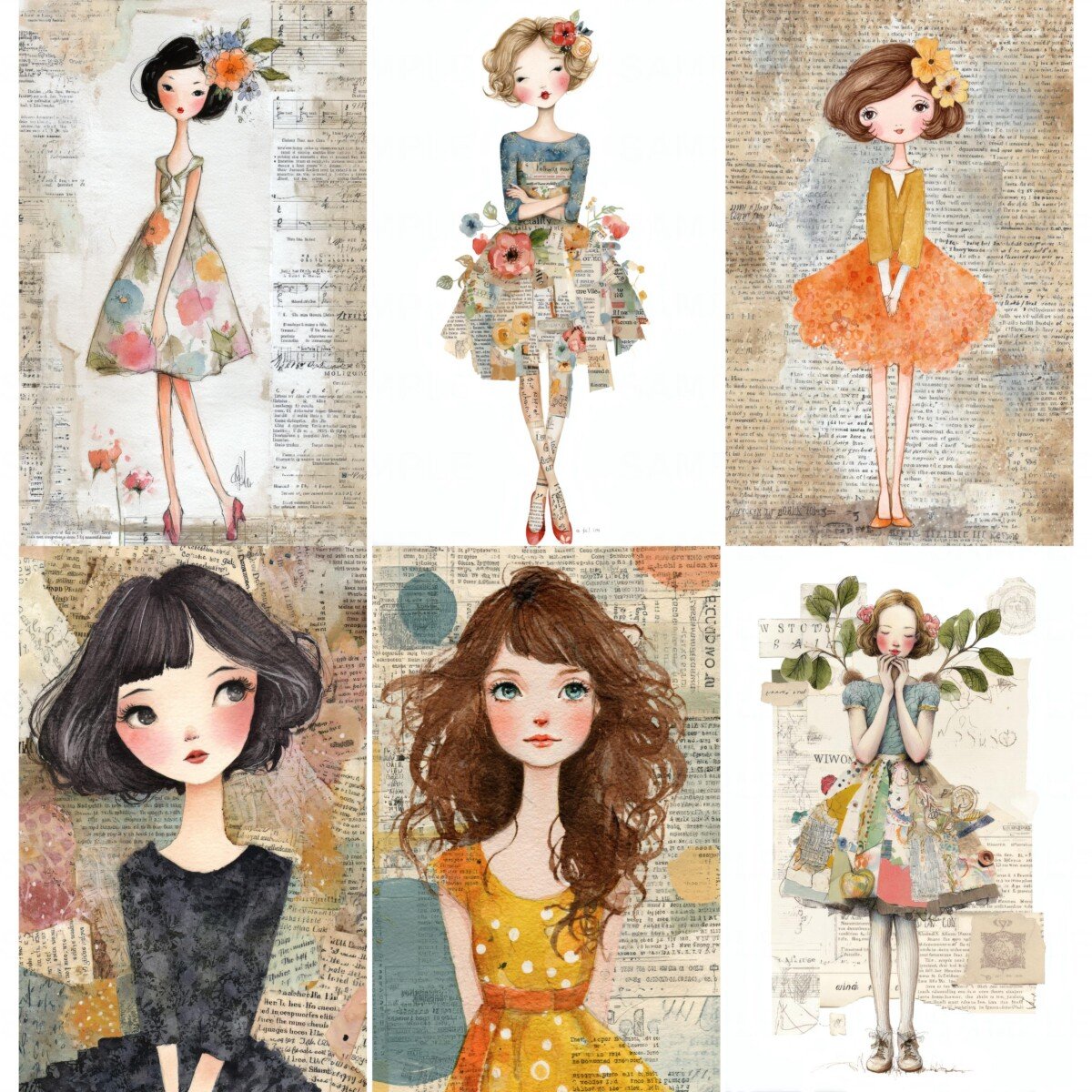 whimsical preview 7 – Journal Pages