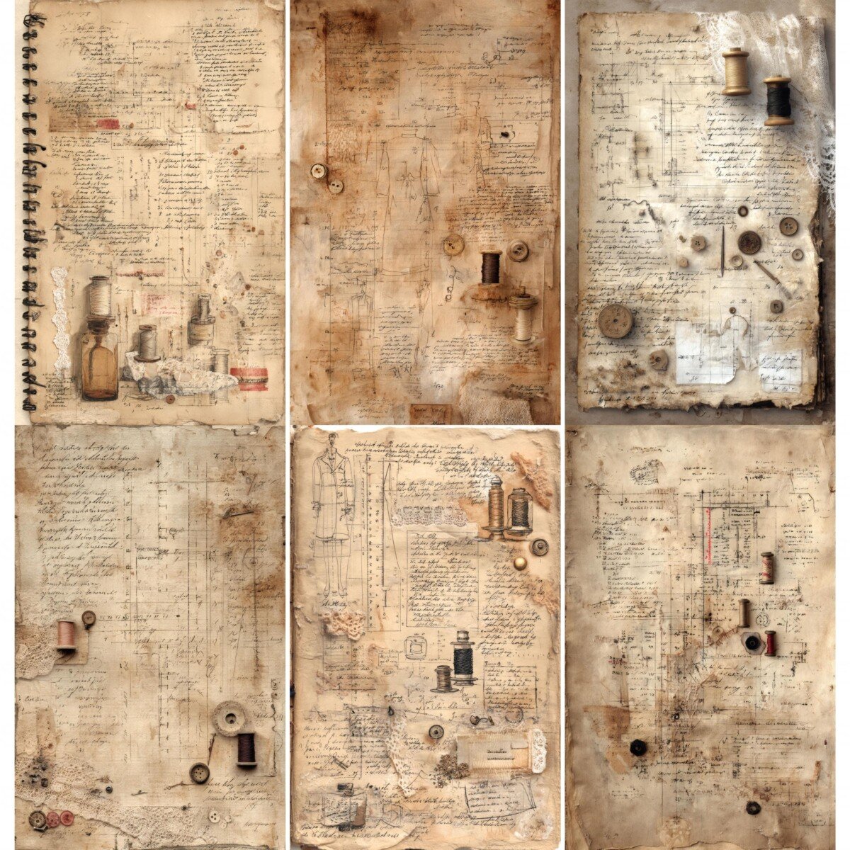 sewing preview 4 – Journal Pages