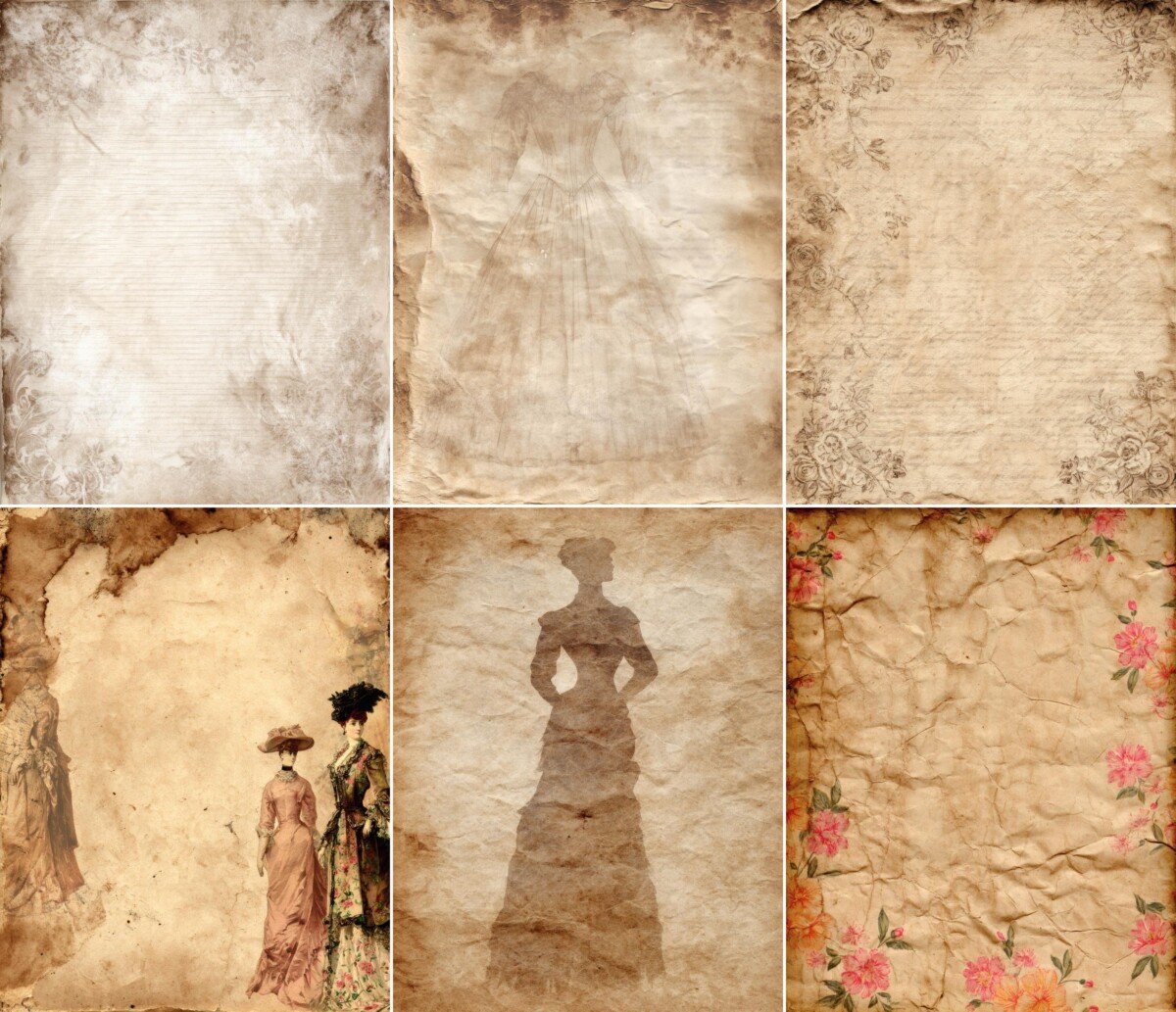 vintage preview 4 – Journal Pages