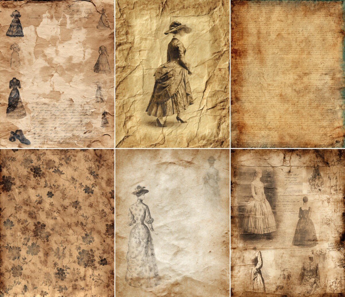 vintage preview 3 – Journal Pages