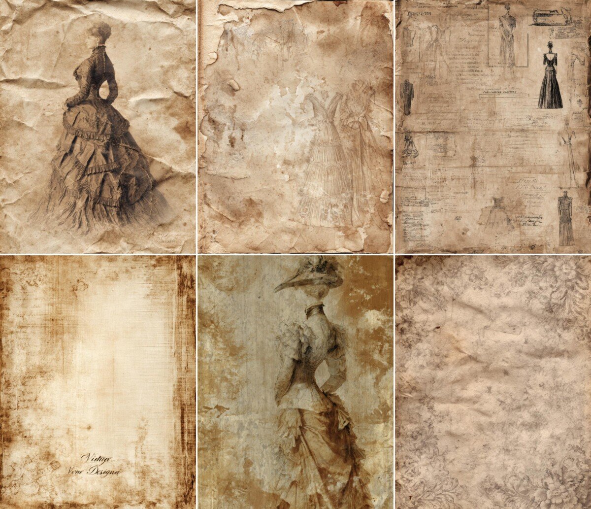 vintage preview 7 – Journal Pages