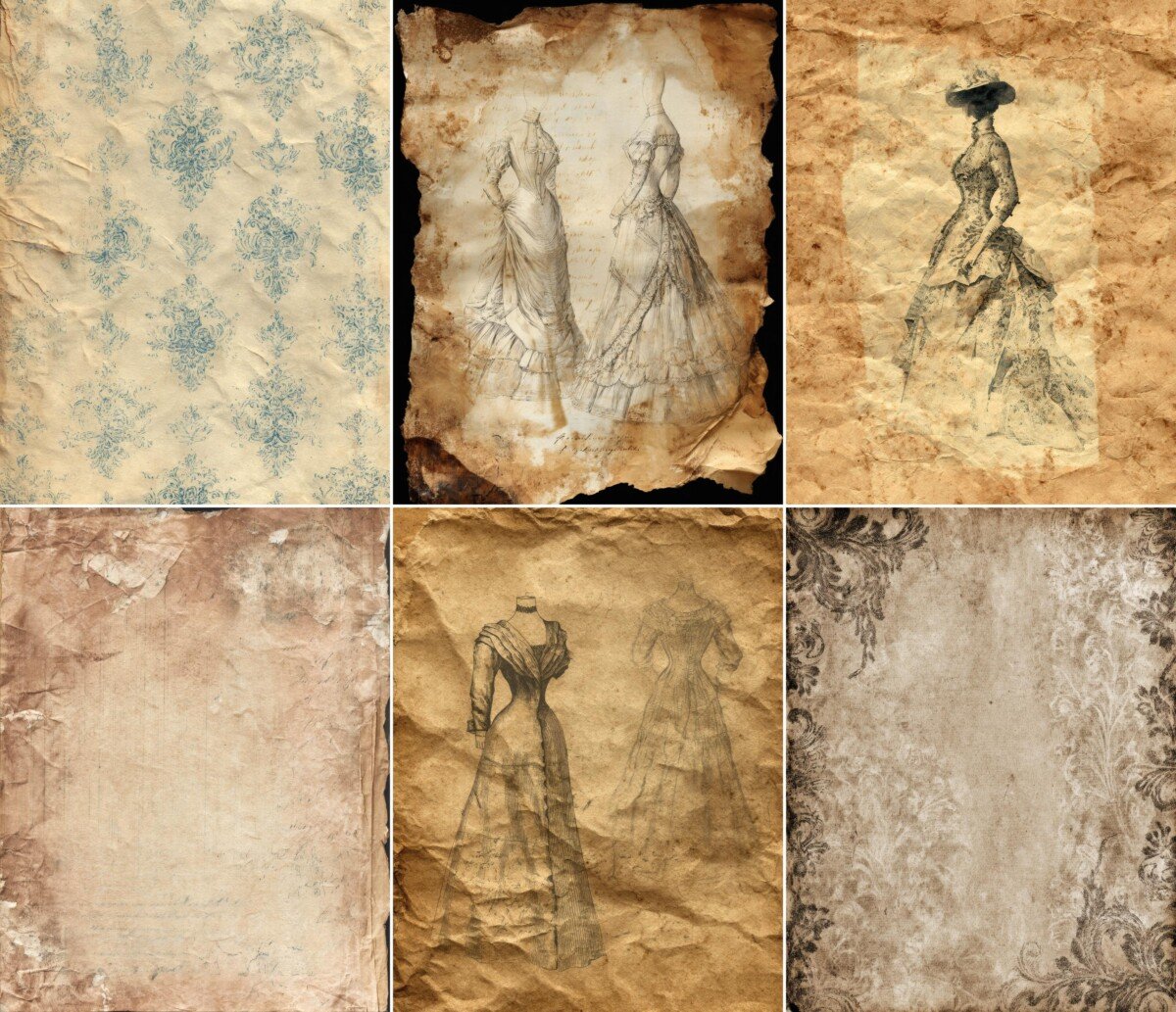 vintage preview 6 – Journal Pages