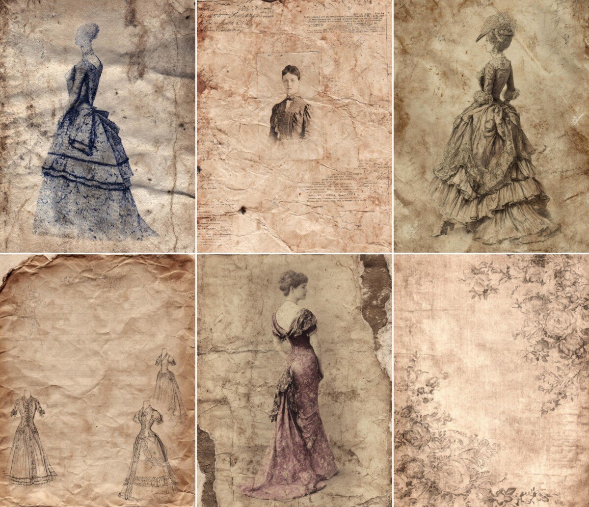 vintage preview 8 – Journal Pages