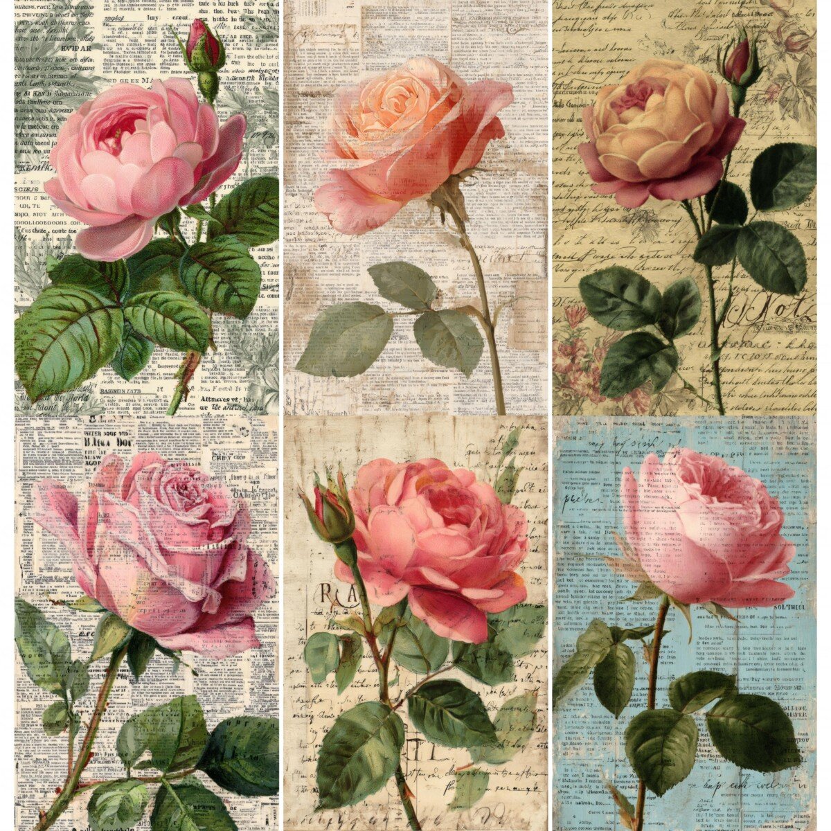 shabby – 52 Shabby Chic Junk Journal Pages