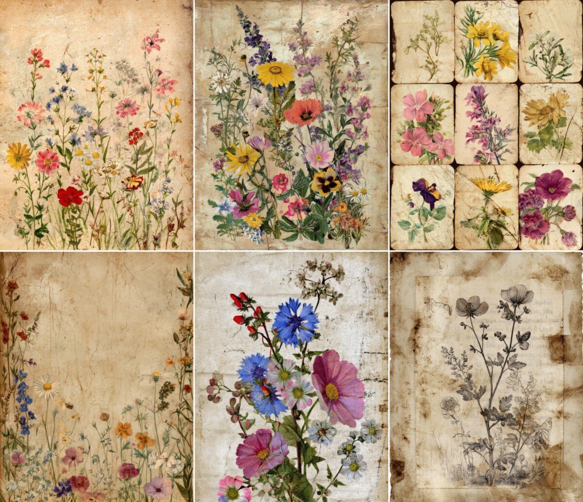 wildflower atc cards preview 3 – Kits
