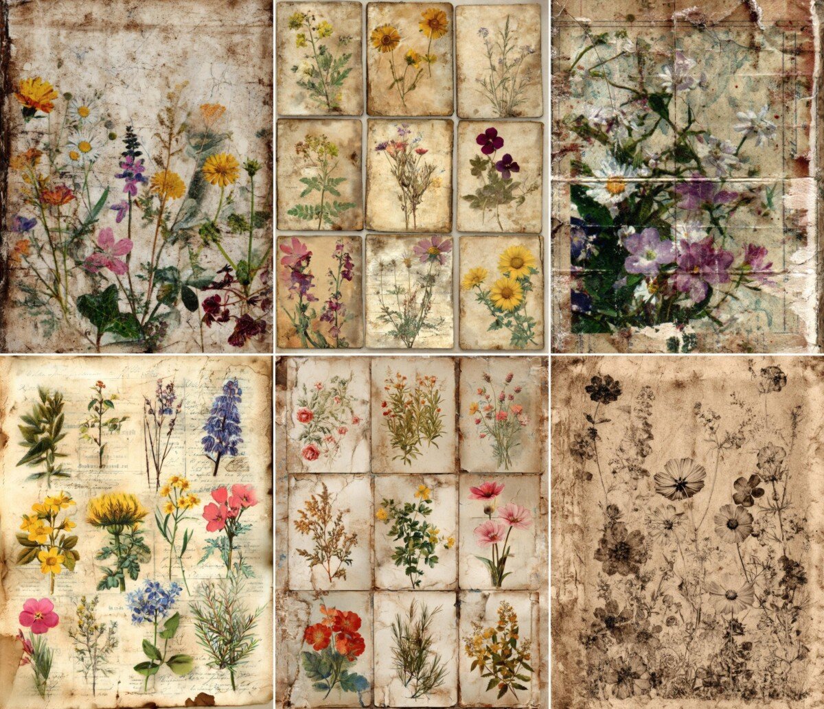 wildflower atc cards preview 6 – Kits
