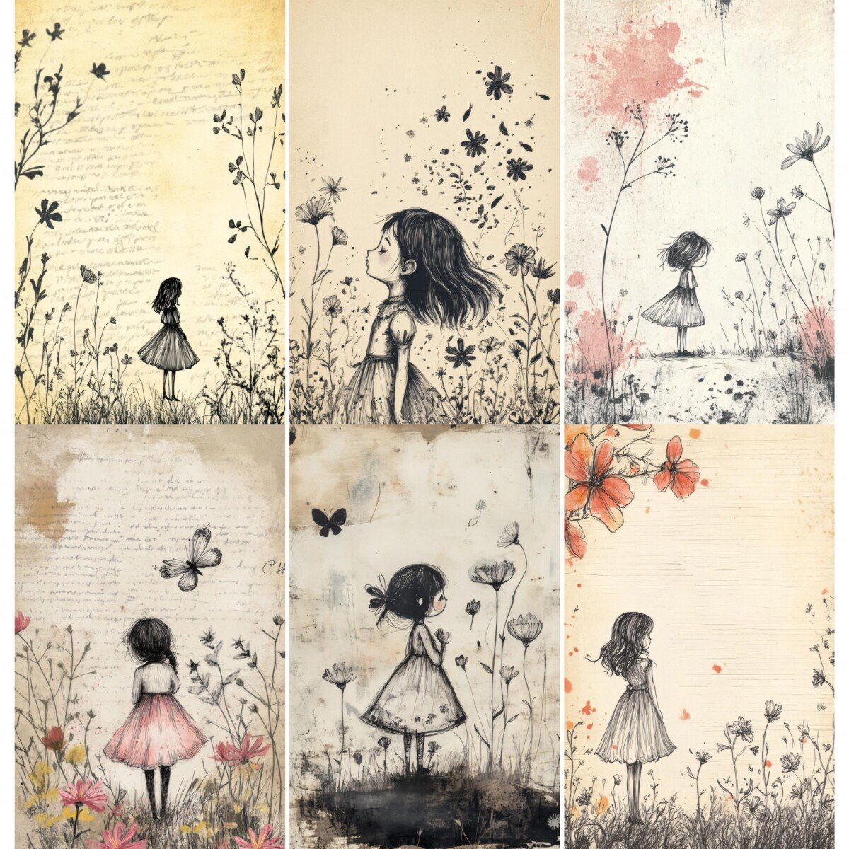 whimsical preview 6 – Journal Pages