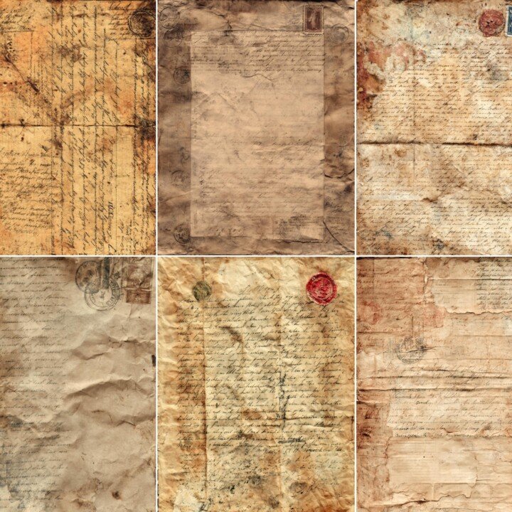 war – 52 War Letter Military Junk Journal