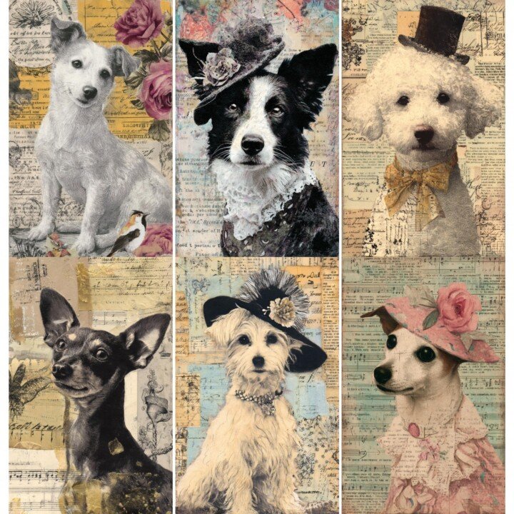 dog – 52 Dog Junk Journal Pages