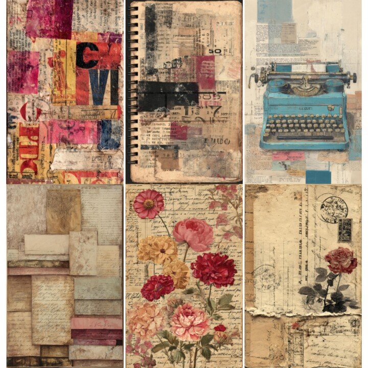 vintage preview 2 – Journal Pages