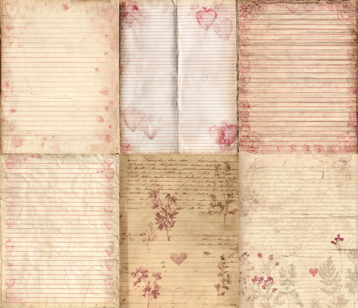 vintage preview 7 – Journal Pages