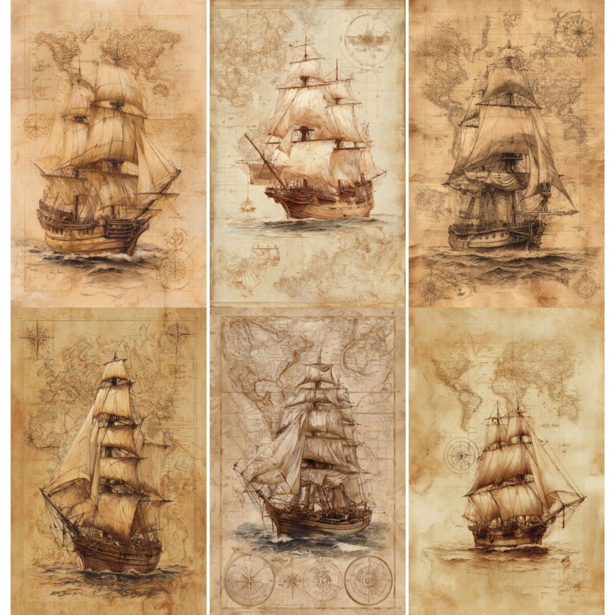 nautical preview 3 – Journal Pages