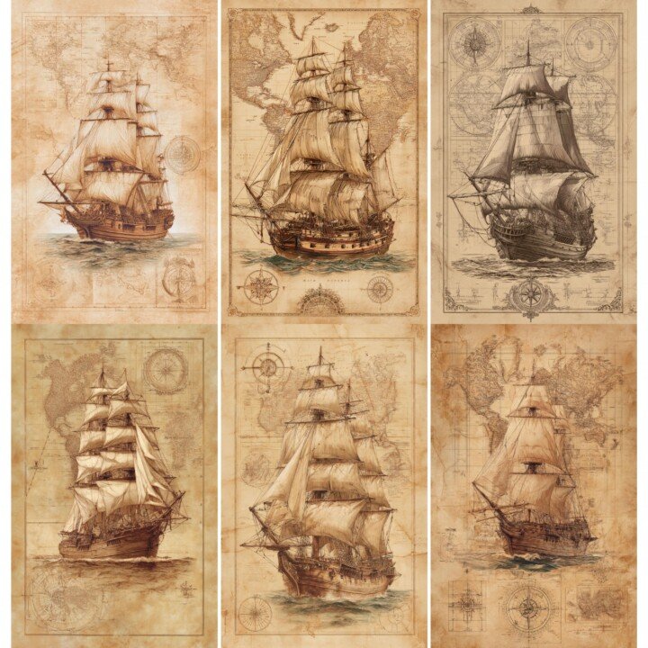 nautical preview 2 – Journal Pages
