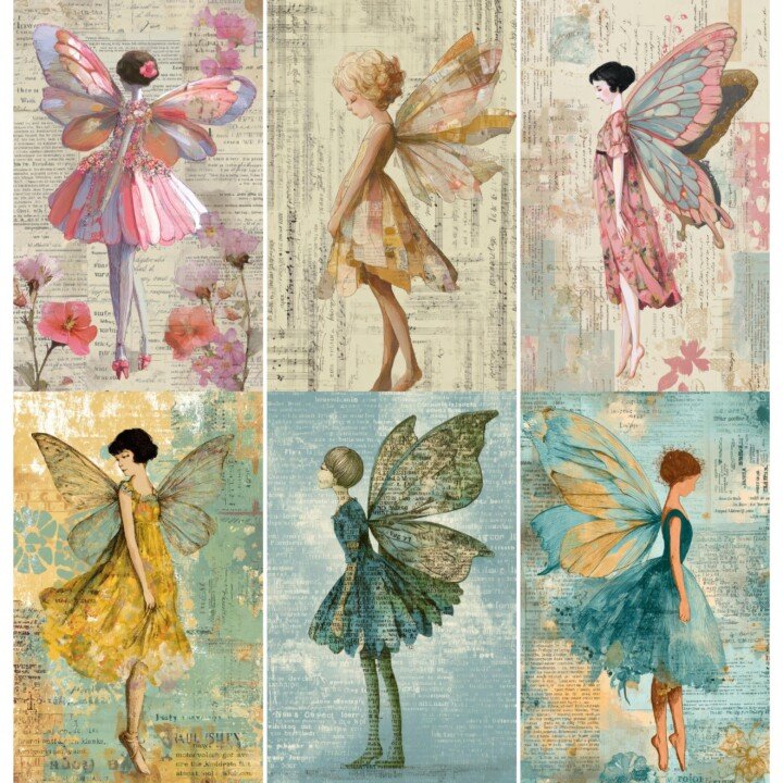 whimsical – 52 Whimsical Fairy Junk Journal Pages