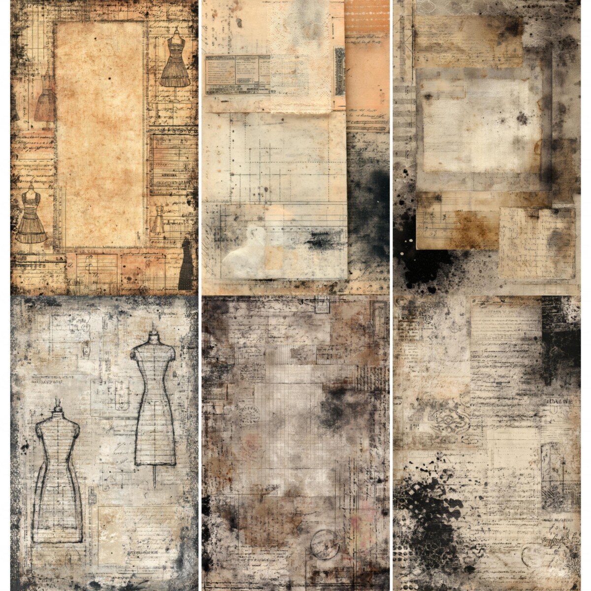 vintage preview 4 – Journal Pages