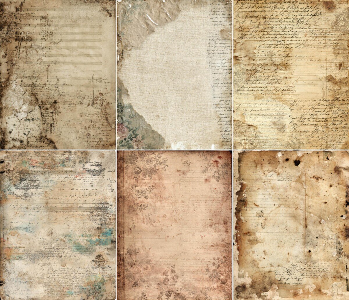 1800S Fashion Notes Journal – 44 Dressmaker Ephemera Pages - Image 5