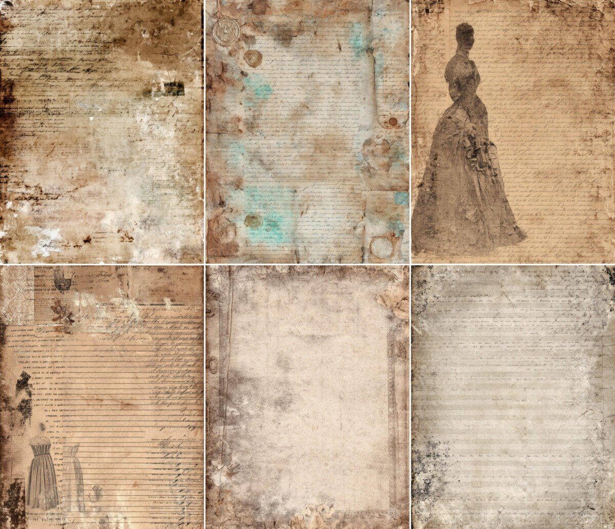 vintage preview 4 – Fussy Cuts