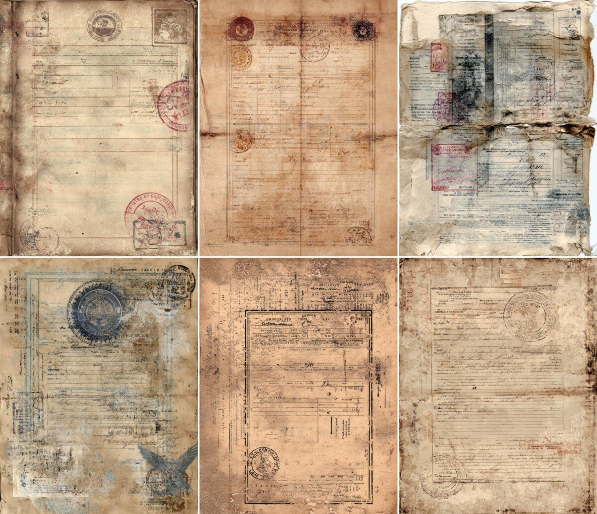 vintage preview 5 – Journal Pages