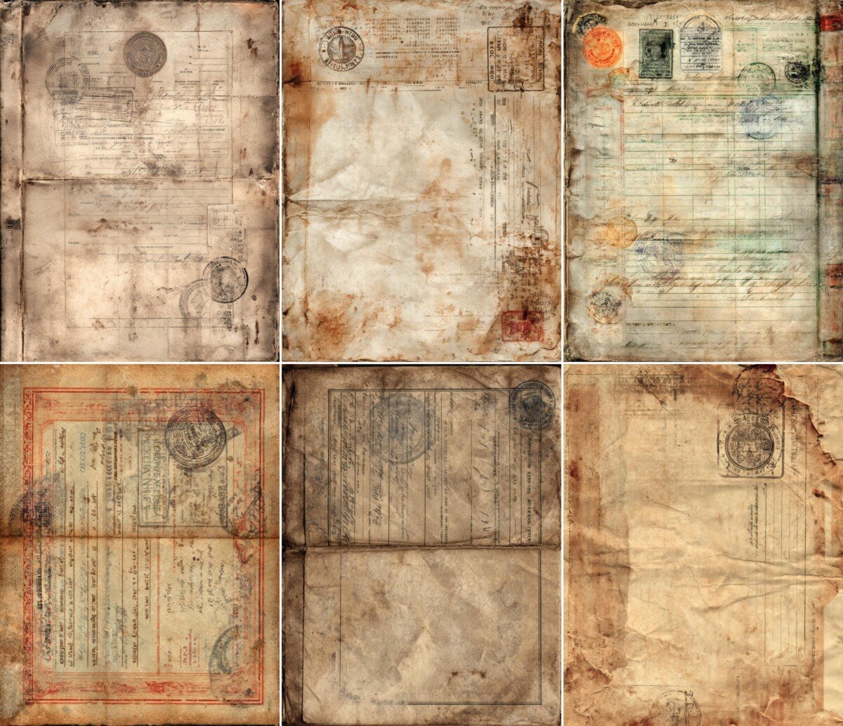 vintage preview 4 – Journal Pages