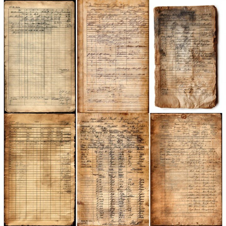 vintage preview 2 – Journal Pages
