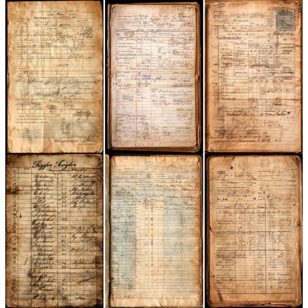 vintage preview 6 – Journal Pages