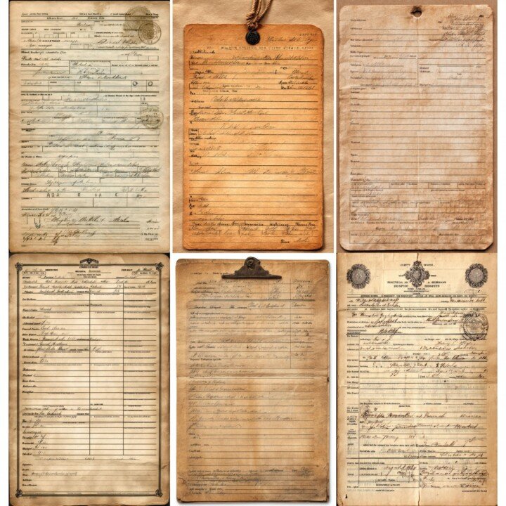 vintage preview 2 – Journal Pages