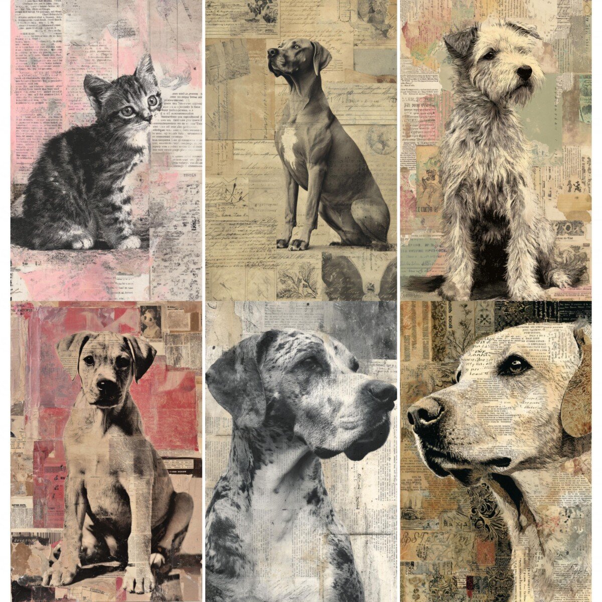 vintage preview 7 – Journal Pages