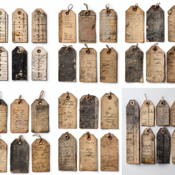 vintage preview 2 – Labels & Tags