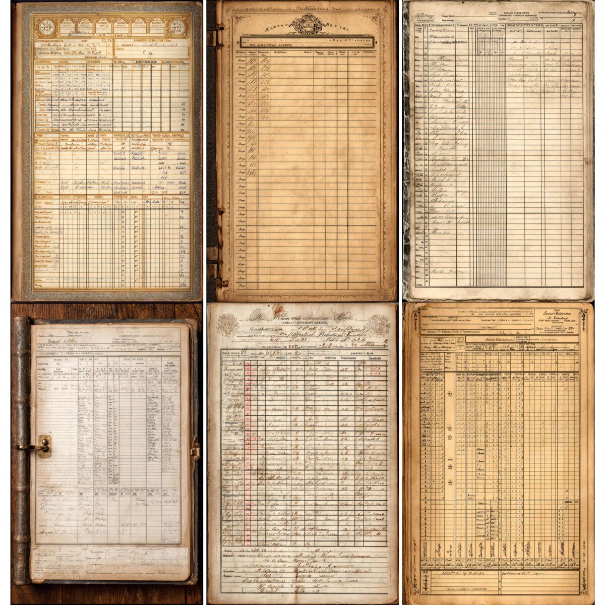vintage preview 4 – Journal Pages