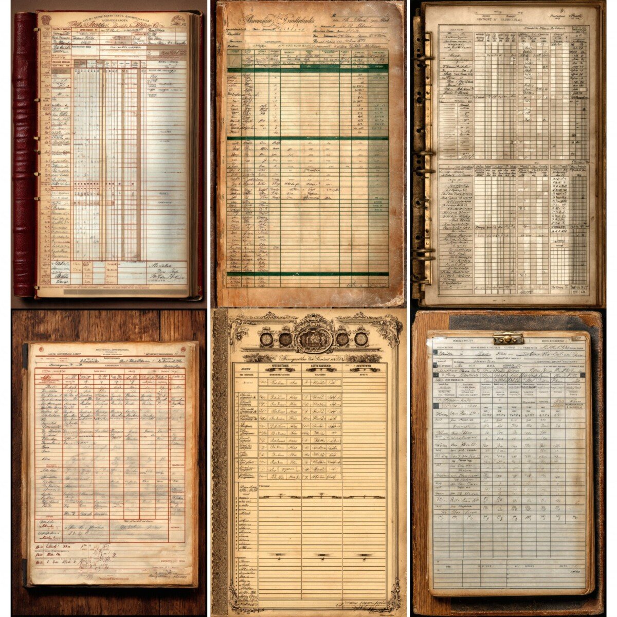 vintage preview 5 – Journal Pages