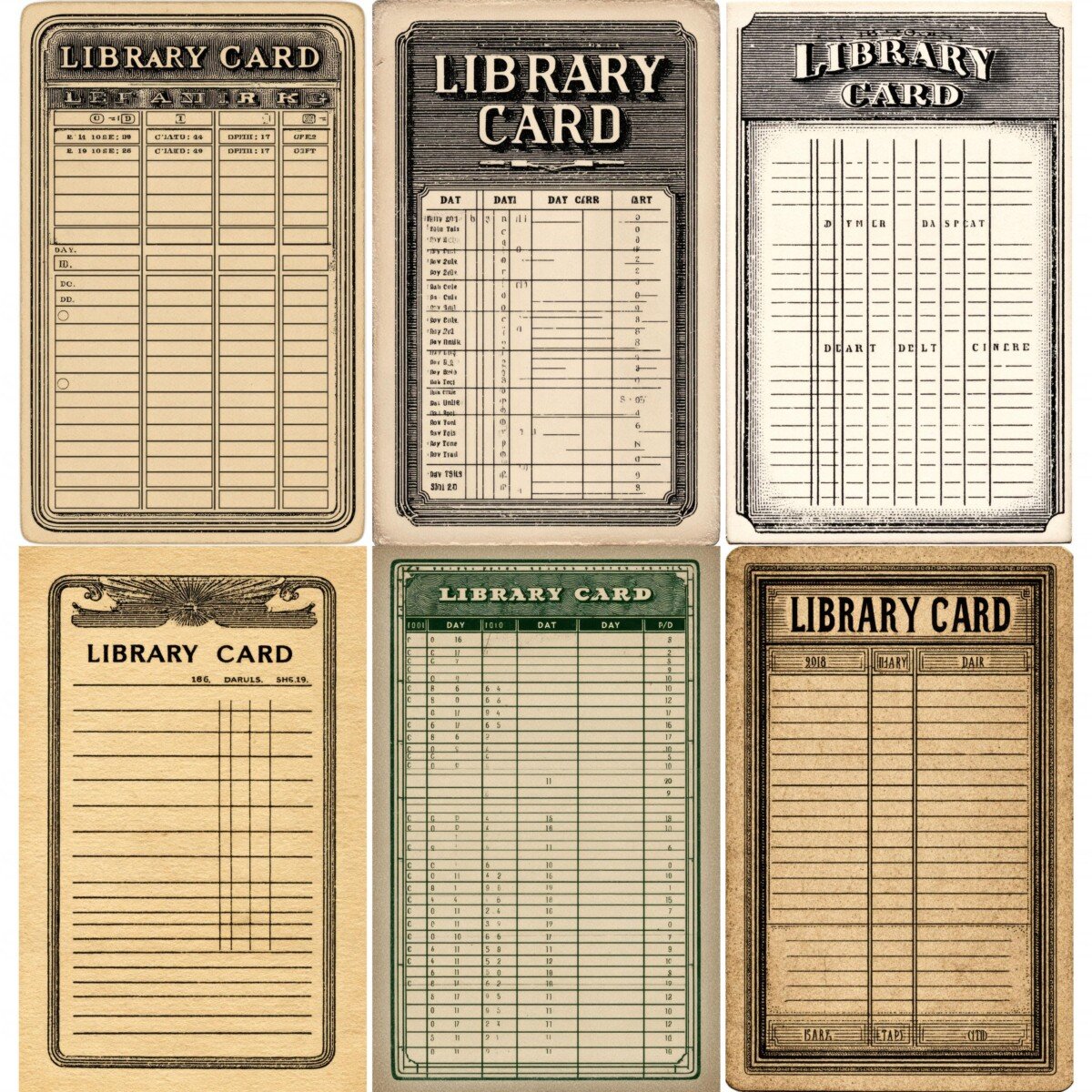 library preview 8 – Journal Pages