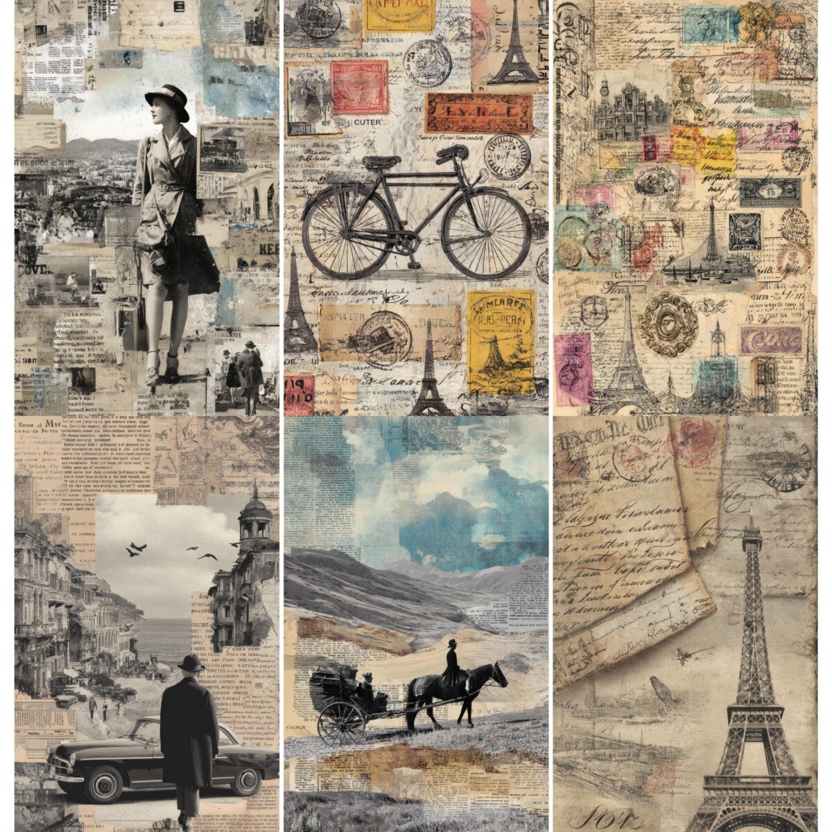 vintage preview 5 – Journal Pages