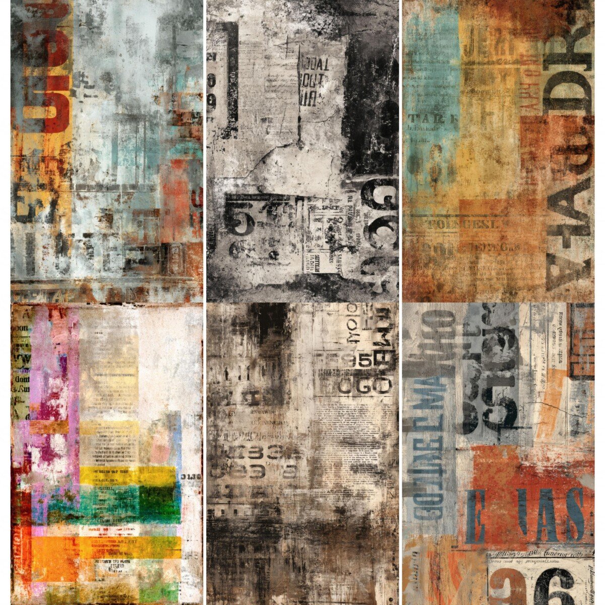 industrial – 52 Industrial Grunge Junk Journal Kit