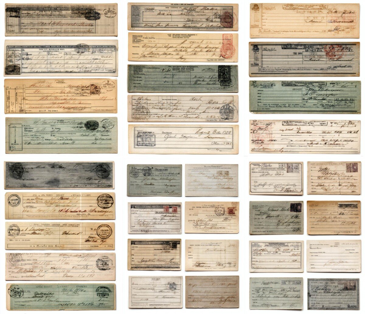 vintage – Vintage Bank Deposit Slips Labels & Tags