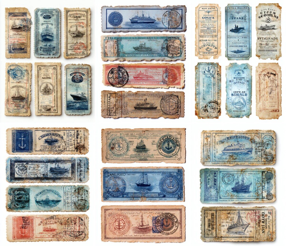 steamship travel vouchers – Steamship Travel Vouchers and Ocean Liner Tickets
