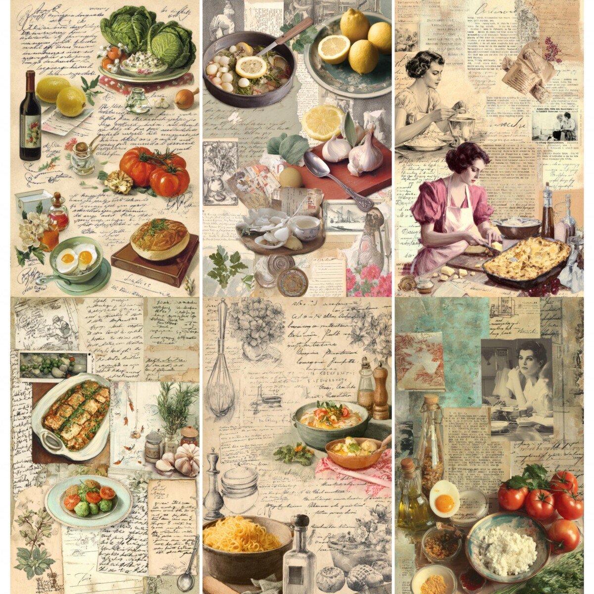 vintage preview 2 – Journal Pages