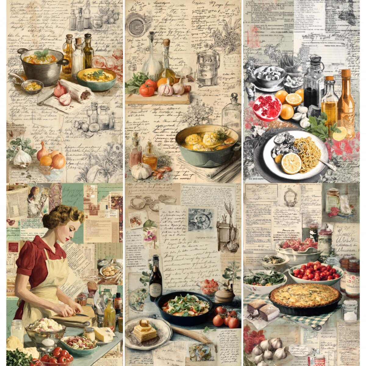 vintage preview 3 – Journal Pages