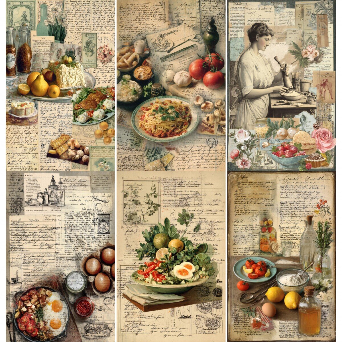 vintage preview 6 – Journal Pages