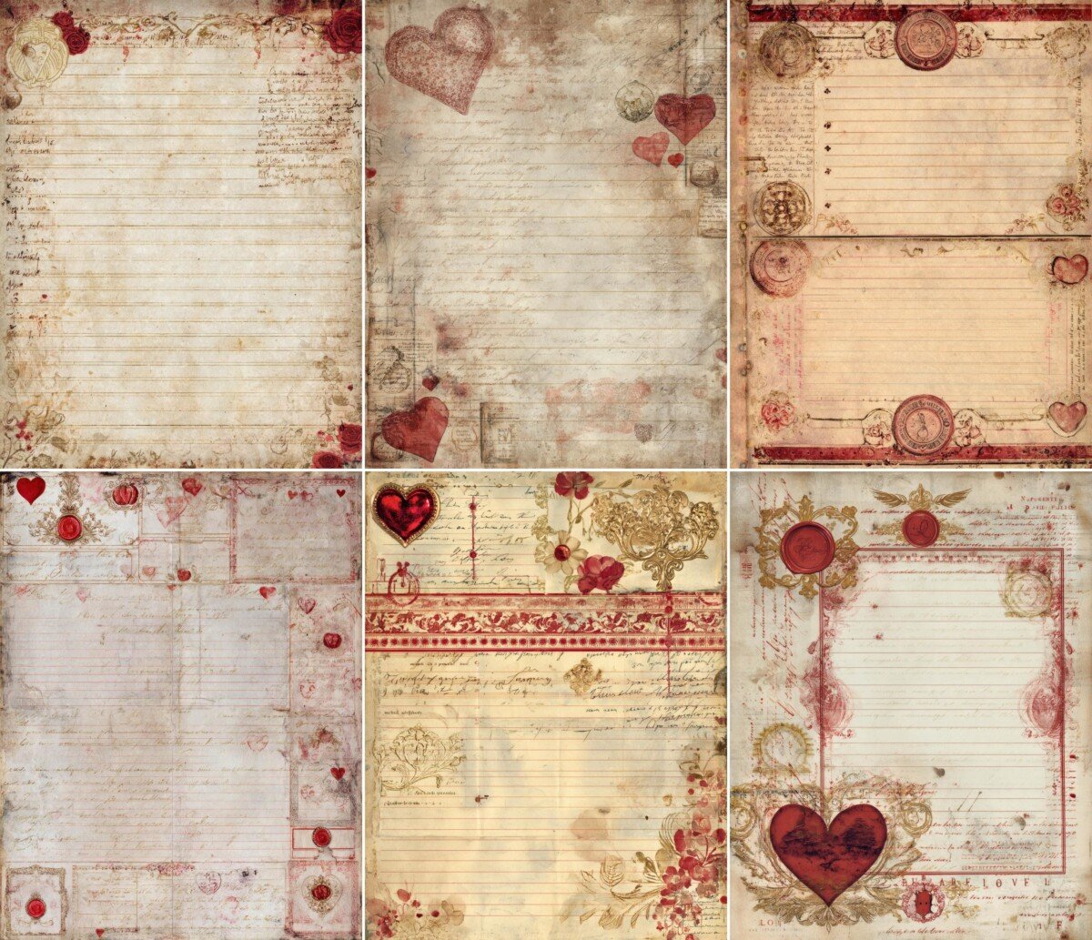 valentine preview 7 – Journal Pages