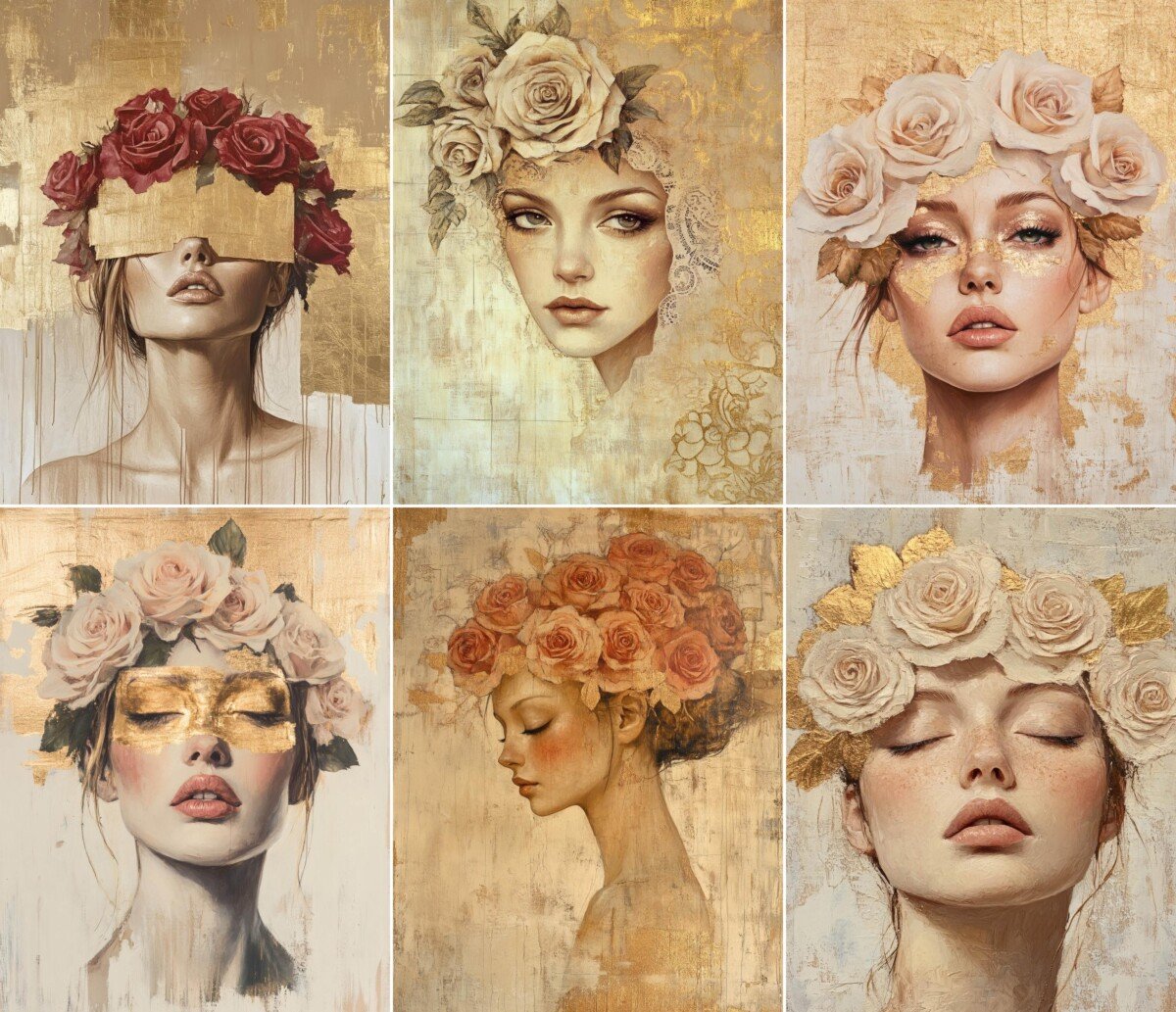 Rose Woman Portrait Journal – 52 Pages - Image 7