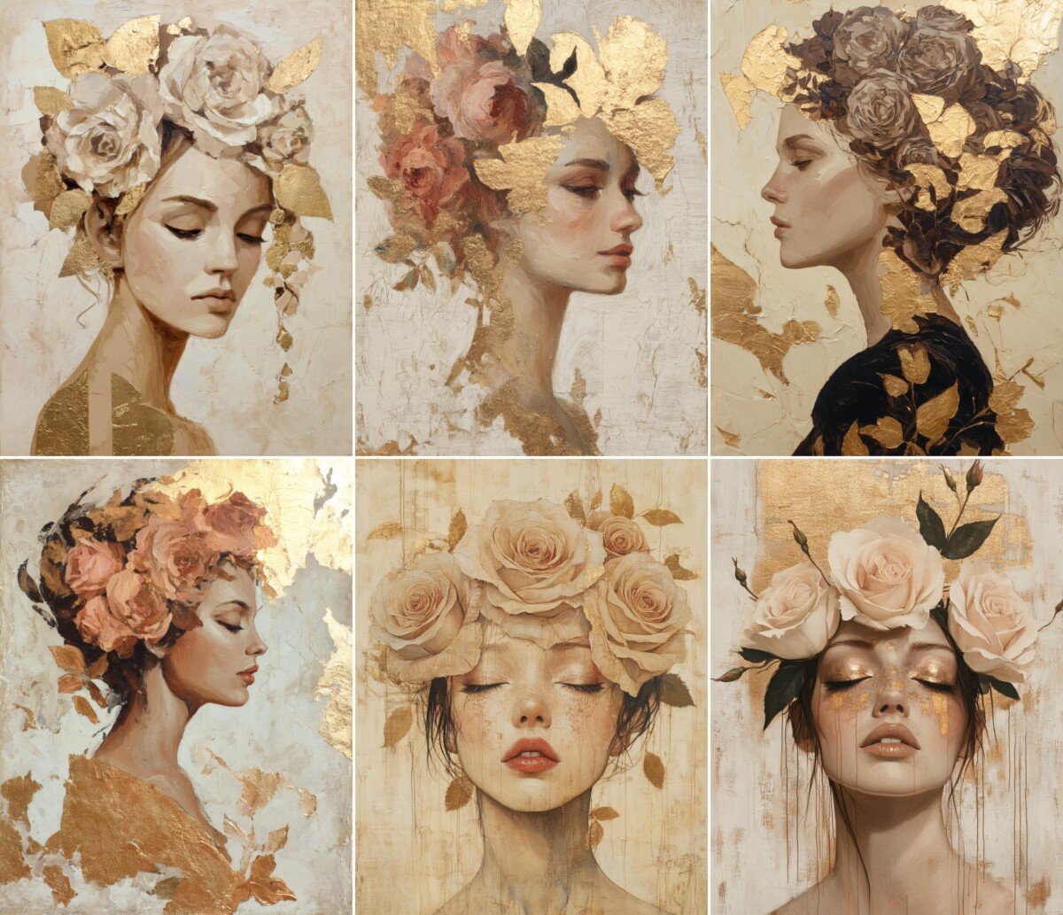 Rose Woman Portrait Journal – 52 Pages - Image 4
