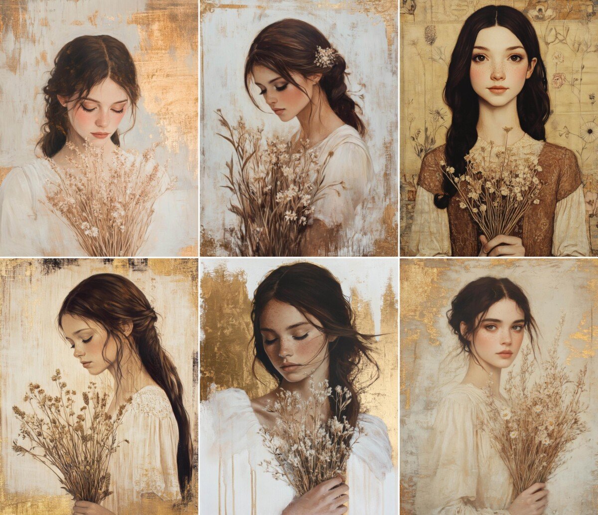sepia – 56 Sepia Portrait Junk Journal Pages