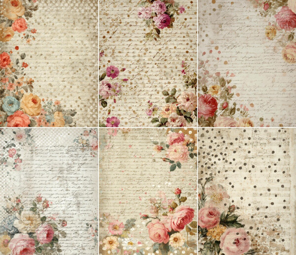 floral preview 2 – Journal Pages